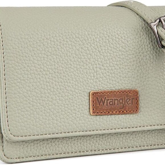 Wrangler Crossbody Wallet Purses Vintage RFID Small Purses for Women with Adjust - Picture 1 of 9